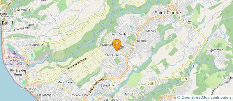 localisation de l'entreprise MONSIEUR JEAN PHILIPPE DU FAYET DE LA TOUR à SAINT-CLAUDE