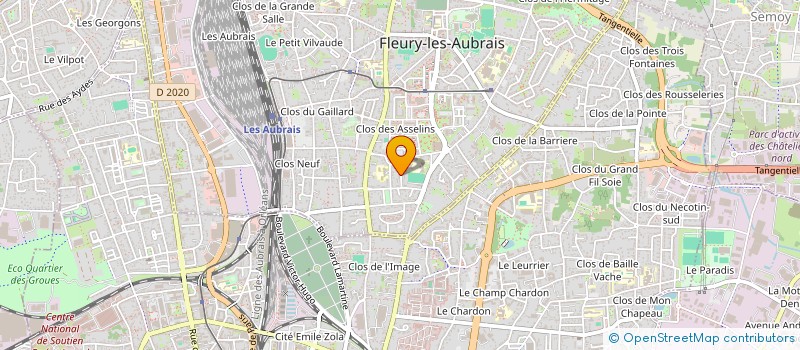 localisation de l'entreprise MONSIEUR JEAN-PHILIPPE DUARTE à FLEURY-LES-AUBRAIS