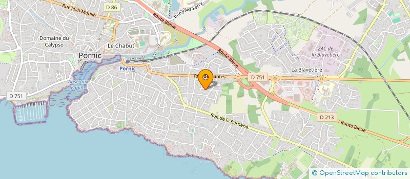 localisation de l'entreprise MONSIEUR JEAN-PHILIPPE DUBOIS  PORNIC