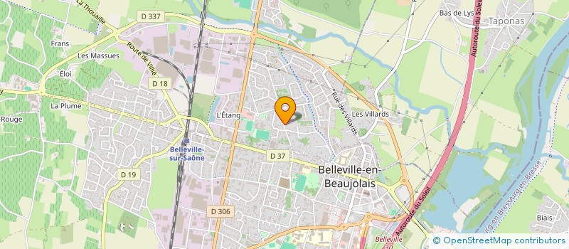 localisation de l'entreprise MONSIEUR JEAN-PHILIPPE DUBOST à BELLEVILLE-EN-BEAUJOLAIS