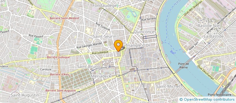 localisation de l'entreprise MONSIEUR JEAN PHILIPPE DUDON  BORDEAUX