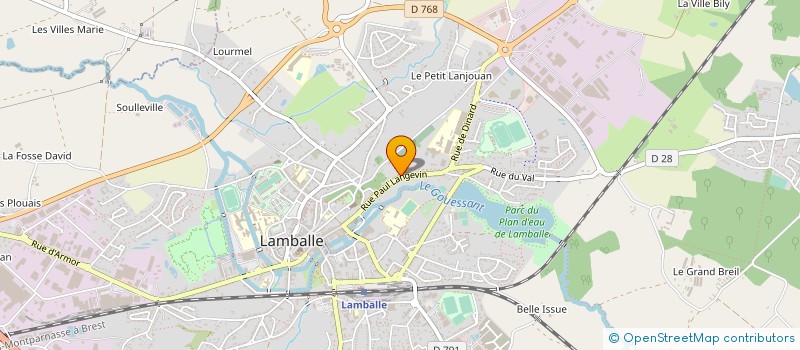 localisation de l'entreprise MONSIEUR JEAN-PHILIPPE DUFROS à LAMBALLE-ARMOR