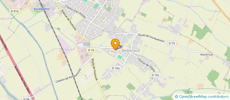 localisation de l'entreprise MONSIEUR JEAN PHILIPPE DULAC  BAZIEGE