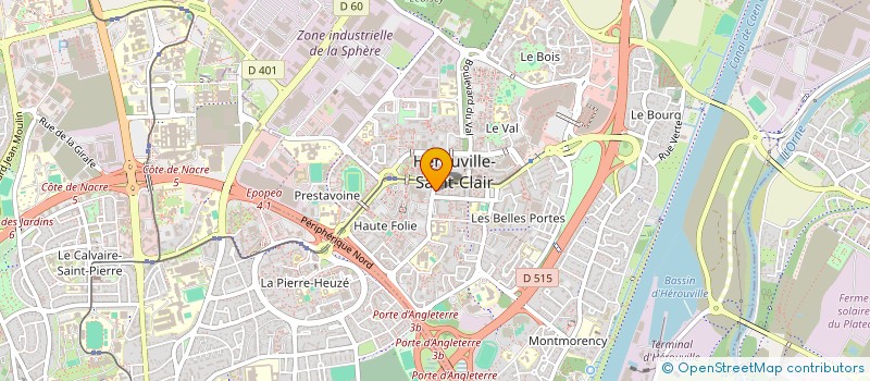 localisation de l'entreprise MONSIEUR JEAN-PHILIPPE DURAND  HEROUVILLE-SAINT-CLAIR