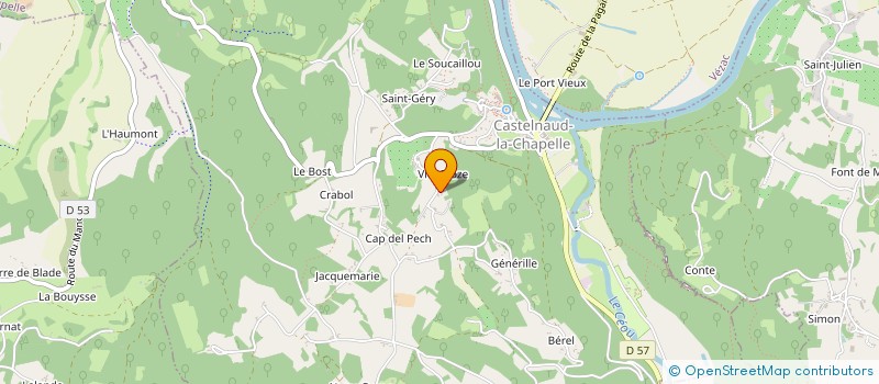 localisation de l'entreprise MONSIEUR JEAN PHILIPPE FARFAL à CASTELNAUD-LA-CHAPELLE