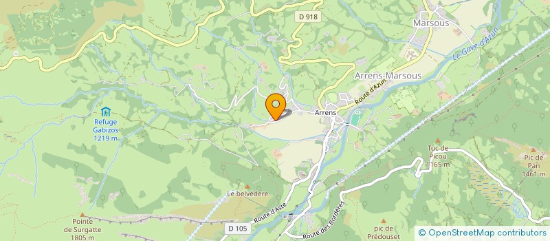 localisation de l'entreprise MONSIEUR JEAN-PHILIPPE FERREIRA-ALVES  ARRENS-MARSOUS