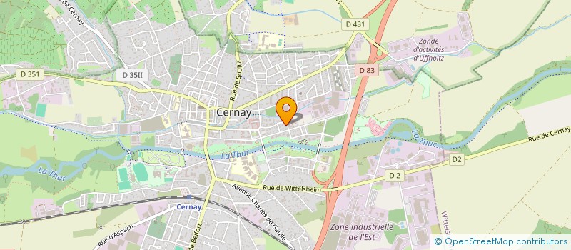 localisation de l'entreprise MONSIEUR JEAN-PHILIPPE FLORANGE  CERNAY