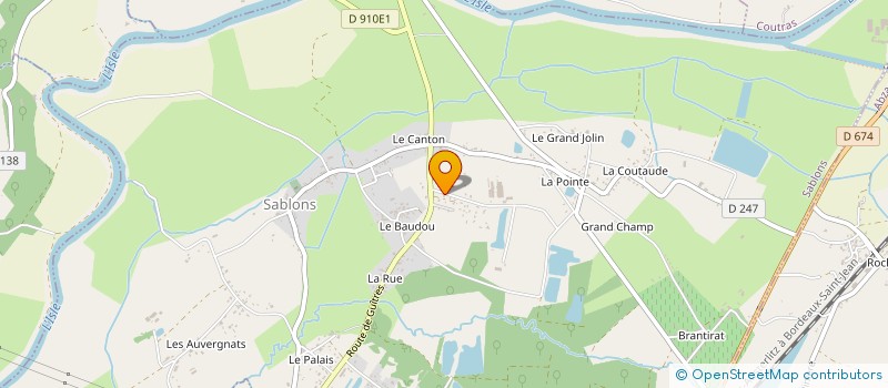 localisation de l'entreprise MONSIEUR JEAN PHILIPPE FOUILLEUL à SABLONS