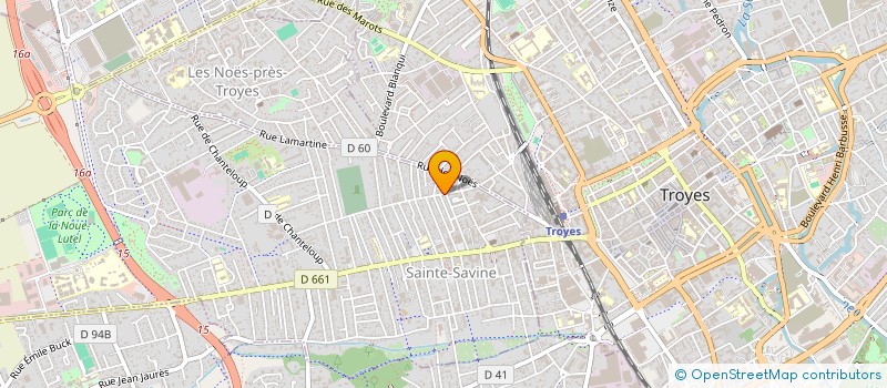 localisation de l'entreprise MONSIEUR JEAN-PHILIPPE FRANCOIS  SAINTE-SAVINE