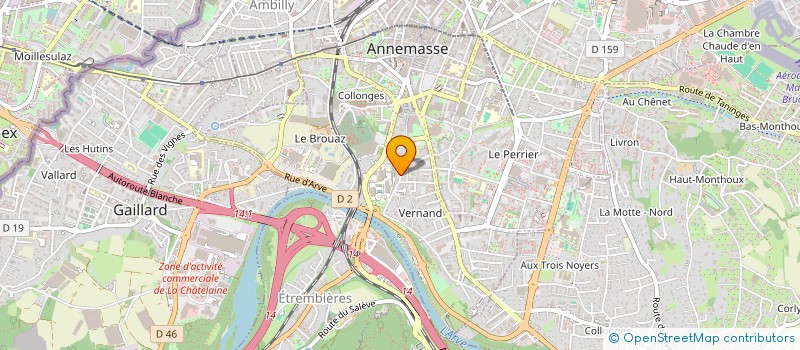 localisation de l'entreprise MONSIEUR JEAN-PHILIPPE FREMAUX  ANNEMASSE