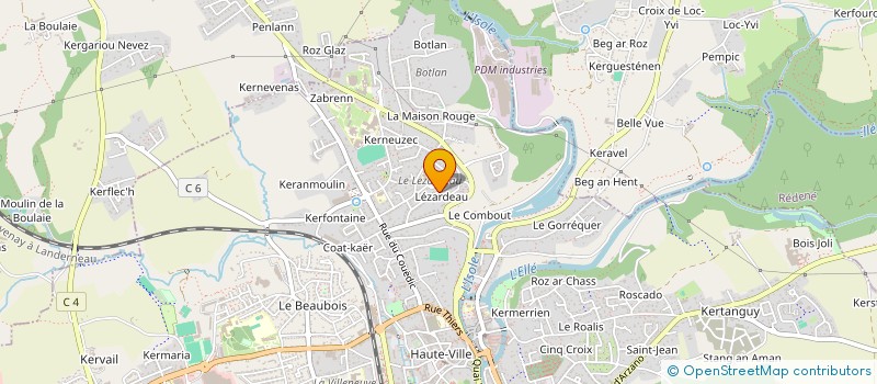 localisation de l'entreprise MONSIEUR JEAN PHILIPPE FROMENT à QUIMPERLE