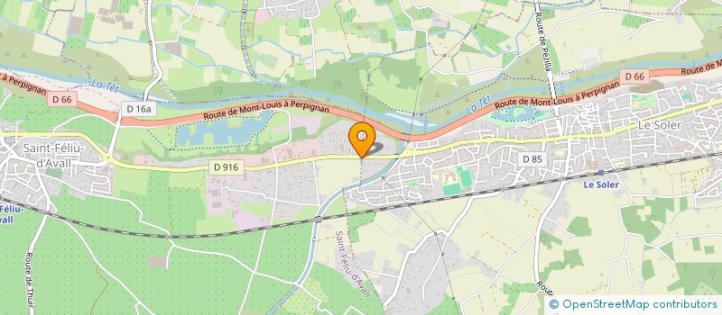 localisation de l'entreprise MONSIEUR JEAN-PHILIPPE FURGAUT  SAINT-FELIU-D'AVALL