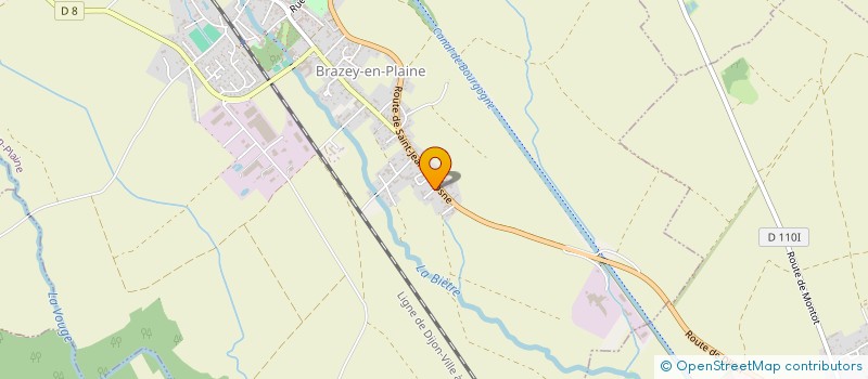 localisation de l'entreprise MONSIEUR JEAN-PHILIPPE GAGNARD  BRAZEY-EN-PLAINE