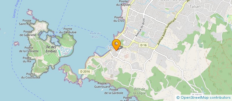 localisation de l'entreprise MONSIEUR JEAN PHILIPPE GAILLARD à SIX-FOURS-LES-PLAGES