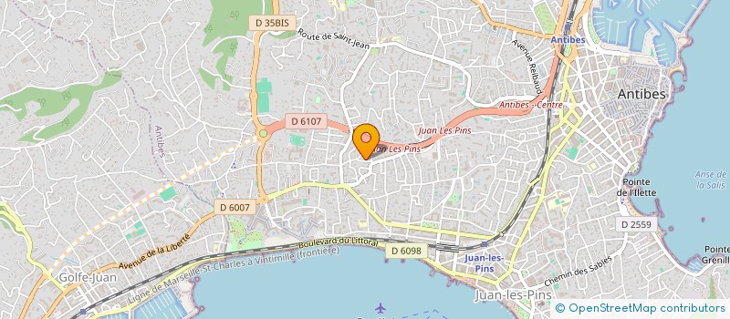 localisation de l'entreprise MONSIEUR JEAN PHILIPPE GALLOIS à ANTIBES