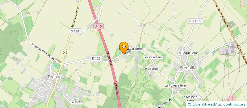 localisation de l'entreprise MONSIEUR JEAN-PHILIPPE GAMBINA  THENAC