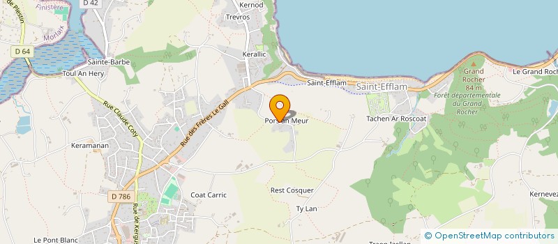 localisation de l'entreprise MONSIEUR JEAN-PHILIPPE GANANCA  PLESTIN-LES-GREVES