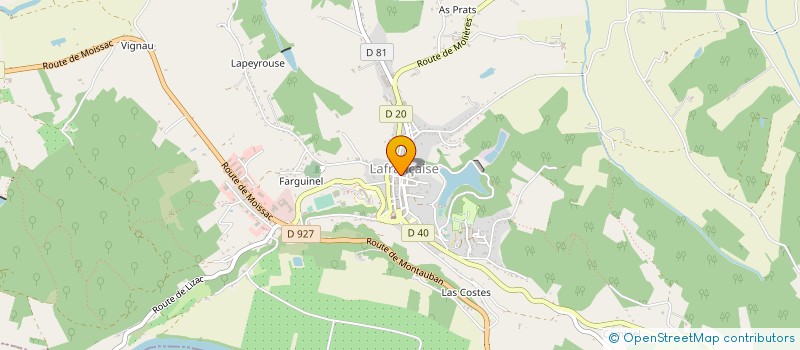 localisation de l'entreprise MONSIEUR JEAN-PHILIPPE GASSER  LAFRANCAISE
