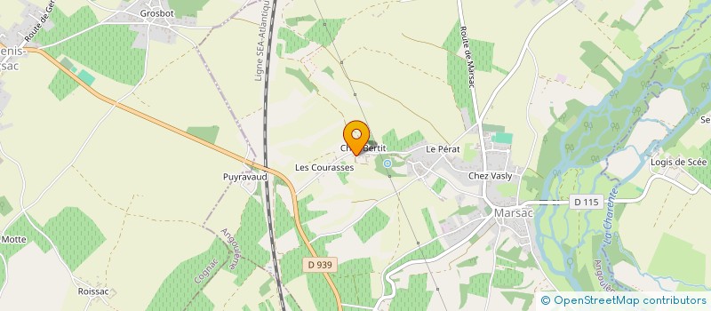 localisation de l'entreprise MONSIEUR JEAN-PHILIPPE GASTINAUD à MARSAC