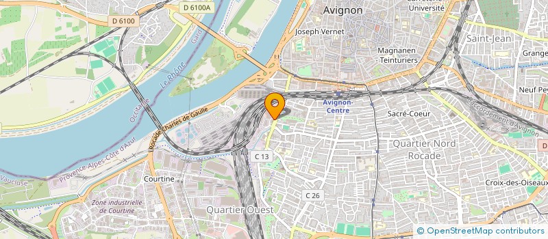 localisation de l'entreprise MONSIEUR JEAN PHILIPPE GAUDY  AVIGNON