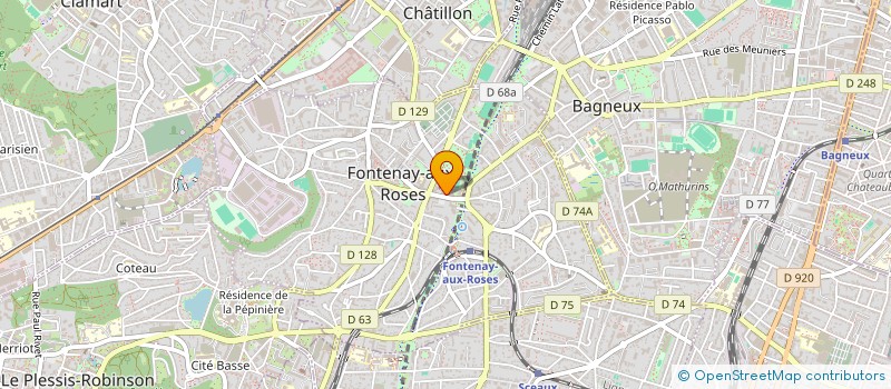 localisation de l'entreprise MONSIEUR JEAN-PHILIPPE GAUMERAIS à FONTENAY-AUX-ROSES