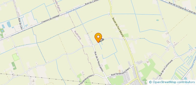 localisation de l'entreprise MONSIEUR JEAN-PHILIPPE GAVELLE  AUDRUICQ