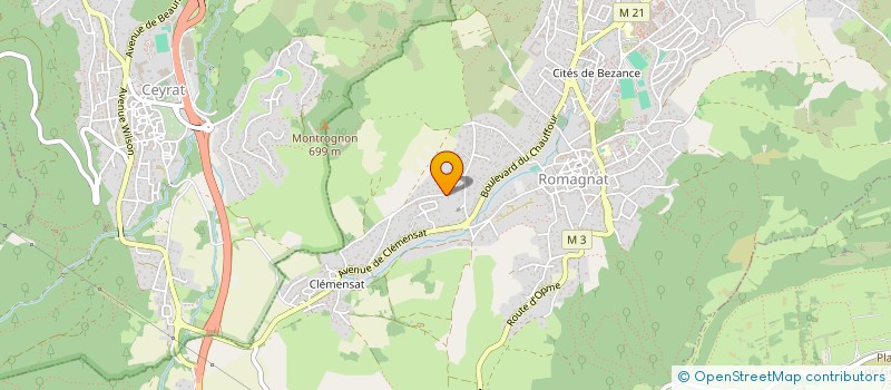 localisation de l'entreprise MONSIEUR JEAN-PHILIPPE GENILLON  ROMAGNAT