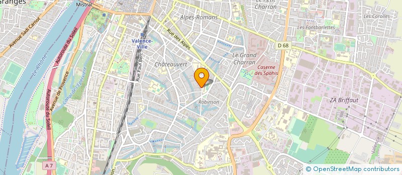 localisation de l'entreprise MONSIEUR JEAN PHILIPPE GEOFFROY  VALENCE