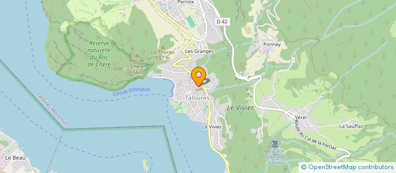 localisation de l'entreprise MONSIEUR JEAN-PHILIPPE GERVEX  TALLOIRES-MONTMIN