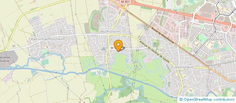 localisation de l'entreprise MONSIEUR JEAN PHILIPPE GIRARD  WOLFISHEIM