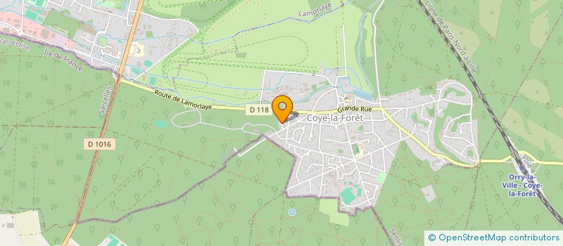 localisation de l'entreprise MONSIEUR JEAN-PHILIPPE GIROT  COYE-LA-FORET