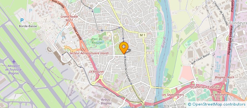 localisation de l'entreprise MONSIEUR JEAN-PHILIPPE GIUDICE  BLAGNAC