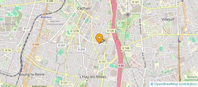 localisation de l'entreprise MONSIEUR JEAN-PHILIPPE GODART  CACHAN