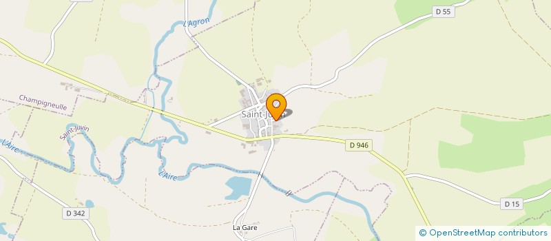 localisation de l'entreprise MONSIEUR JEAN-PHILIPPE GODFROY  SAINT-JUVIN