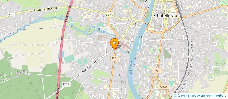 localisation de l'entreprise MONSIEUR JEAN-PHILIPPE GOMEZ  CHATELLERAULT