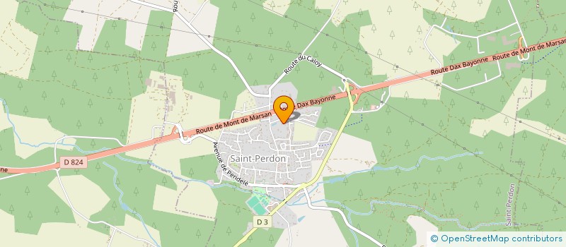 localisation de l'entreprise MONSIEUR JEAN PHILIPPE GONZALEZ  SAINT-PERDON