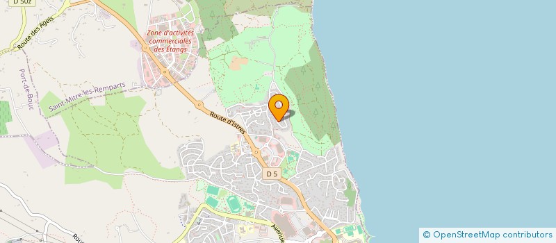 localisation de l'entreprise MONSIEUR JEAN PHILIPPE GRANIER  MARTIGUES