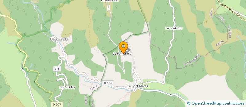 localisation de l'entreprise MONSIEUR JEAN-PHILIPPE GRAS  SAINT-ANDRE-DE-VALBORGNE