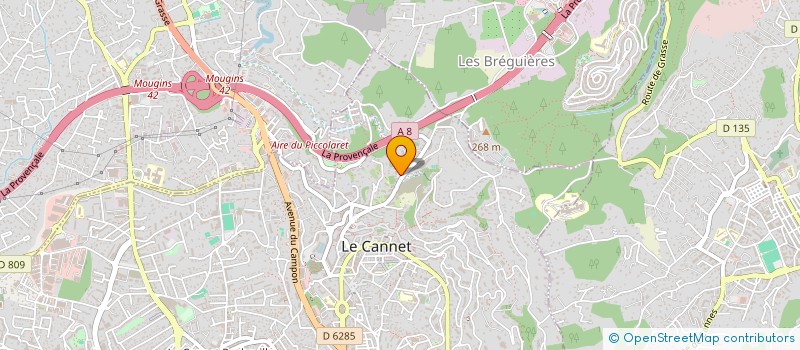 localisation de l'entreprise MONSIEUR JEAN-PHILIPPE GREGOIRE à LE CANNET