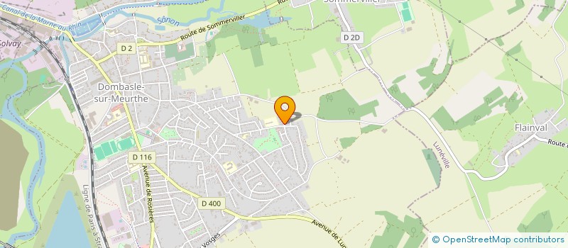 localisation de l'entreprise MONSIEUR JEAN PHILIPPE GROCOLAS  DOMBASLE-SUR-MEURTHE