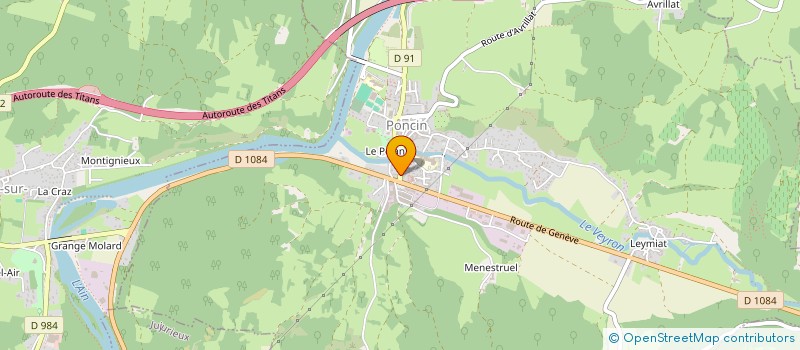 localisation de l'entreprise MONSIEUR JEAN-PHILIPPE GUDET à PONCIN