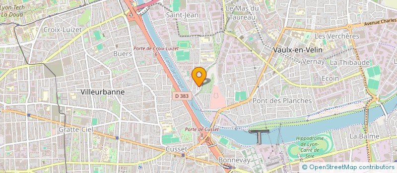 localisation de l'entreprise MONSIEUR JEAN-PHILIPPE GUERET  VILLEURBANNE
