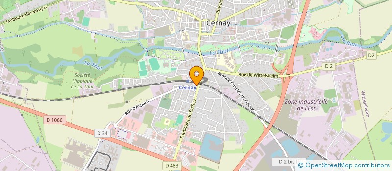 localisation de l'entreprise MONSIEUR JEAN-PHILIPPE HEIM  CERNAY