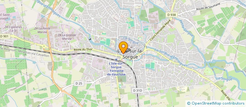 localisation de l'entreprise MONSIEUR JEAN-PHILIPPE HELMER  L'ISLE-SUR-LA-SORGUE