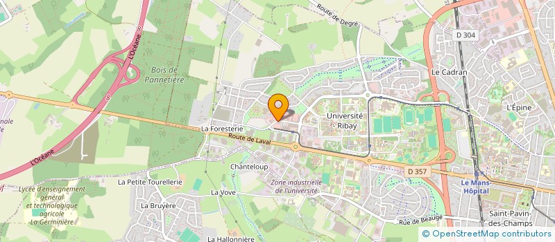 localisation de l'entreprise MONSIEUR JEAN-PHILIPPE HERVE  LE MANS