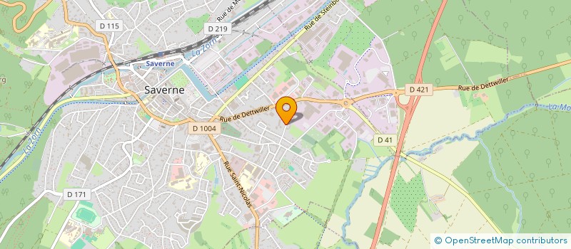 localisation de l'entreprise MONSIEUR JEAN-PHILIPPE HOESSLER  SAVERNE