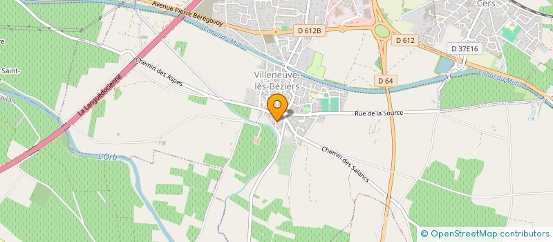 localisation de l'entreprise MONSIEUR JEAN-PHILIPPE HOUYEZ à VILLENEUVE-LES-BEZIERS