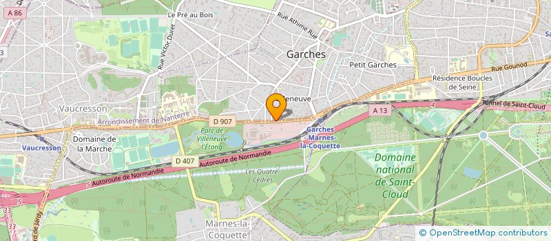 localisation de l'entreprise MONSIEUR JEAN-PHILIPPE HUGRON à GARCHES