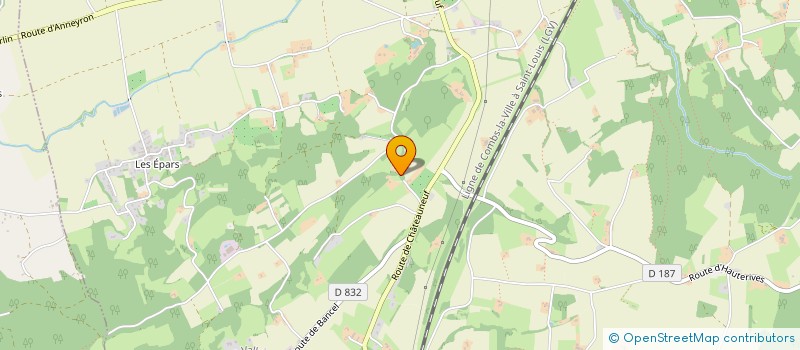 localisation de l'entreprise MONSIEUR JEAN-PHILIPPE HUGUET  SAINT-SORLIN-EN-VALLOIRE