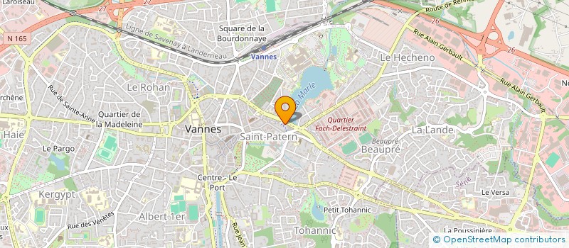 localisation de l'entreprise MONSIEUR JEAN-PHILIPPE JEGOUZO à VANNES